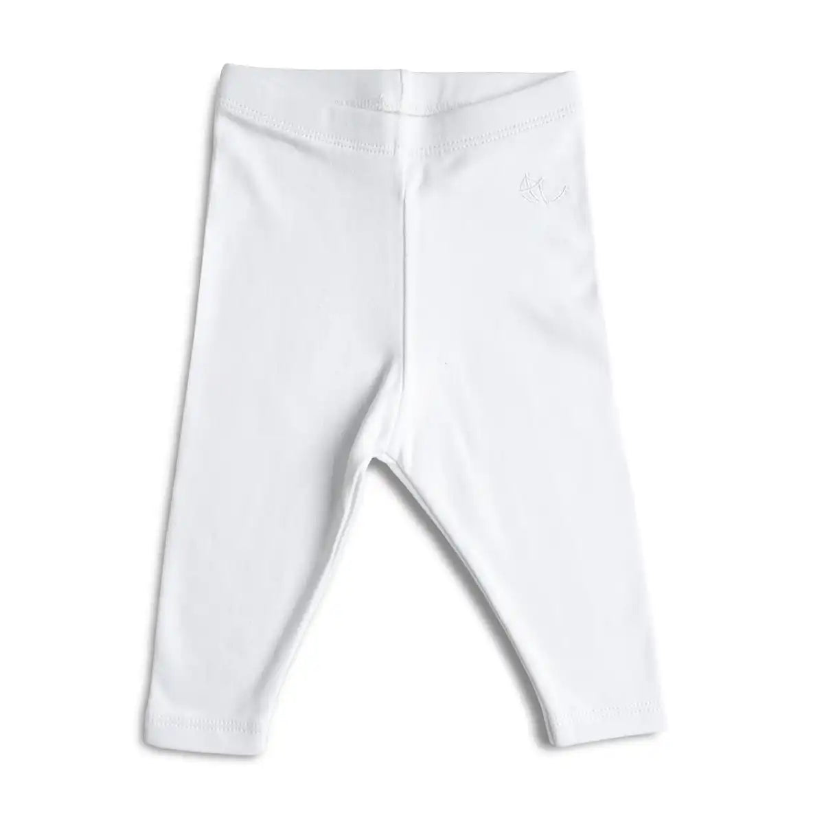 Vita leggings i ekologisk pimabomull