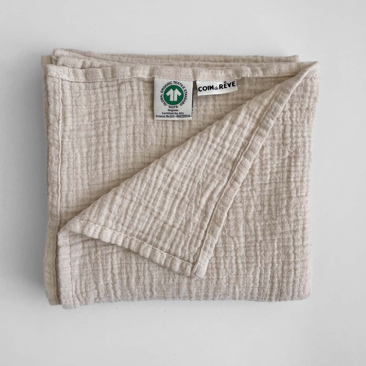 Muslin Swaddle Barely Beige